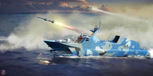 Trumpeter 1:144 PLA Navy Type 22 Missile Boat