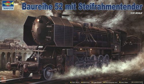 Trumpeter 1:35 Kriegslokomotive Baureihe 52 (BR-52) mit Steifrahmentender