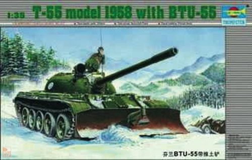 Trumpeter 1:35 Russischer Panzer T55 mit BTU-55