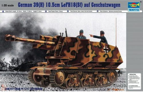 Trumpeter 1:35 PzKpfw 39(H) 10,5 cm LeFH18 (SFf) auf Geschützwagen