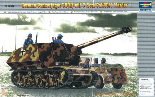 Trumpeter 1:35 PzKpfw 39(H) Panzerjäger mit 7,5 cm Pak 40/1 Marder