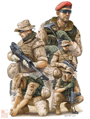 Trumpeter 1:35 Modern German ISAF Soldiers in Afghanist