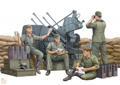 Trumpeter 1:35 German Anti-Aircraft Gun Crew