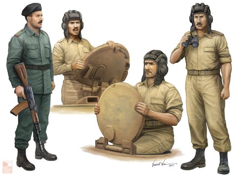 Trumpeter 1:35 Iraqi Tank Crew