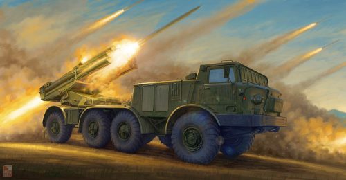 Trumpeter 1:35 Russian 9P140 TEL of 9K57 Uragan Multipl Launch Rocket System