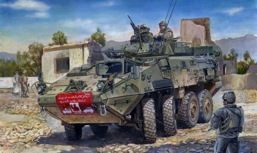 Trumpeter 1:35 LAV-III 8x8 wheeled armoured vehicle