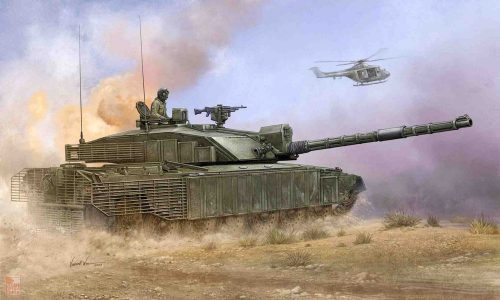 Trumpeter 1:35 British Challenger2 with Anti-Heat Fence