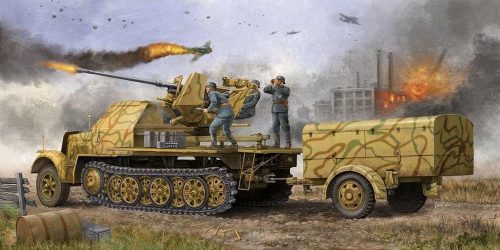 Trumpeter 1:35 German 3,7cm Flak 37 auf Selbstfahrlafette Sd.Kfz. 7/2 late version