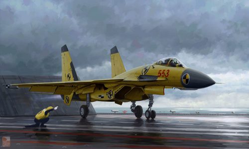 Trumpeter 1:72 Chinese J-15 with flight deck