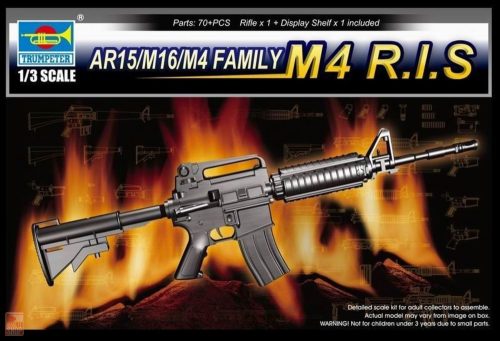 Trumpeter 1:3 AR15/M16/M4 Family-M4 R.I.S.