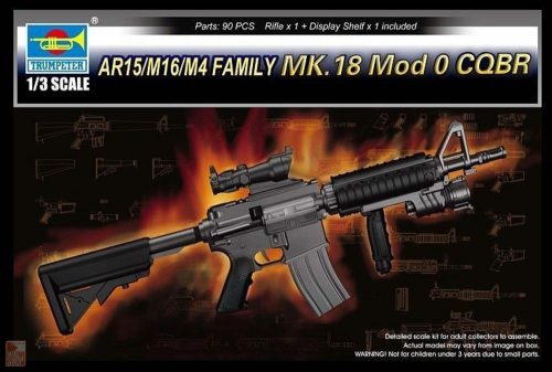 Trumpeter 1:3 AR15/M16/M4 FAMILY-MK.18 Mod o CQBR