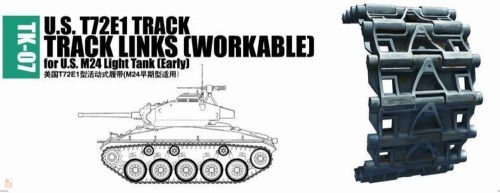 Trumpeter 1:35 U.S. T72E1 track for M24 light tank (early)