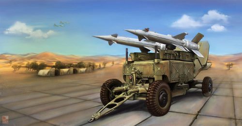 Trumpeter 1:35 Soviet 5P71 Launcher with 5V27 Missile Pechora (SA-3B Goa)