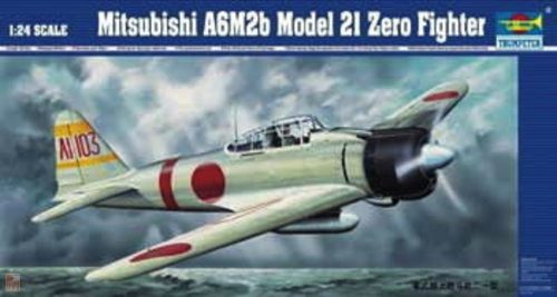 Trumpeter 1:24 Mitsubishi A6M2b Zero Typ 21