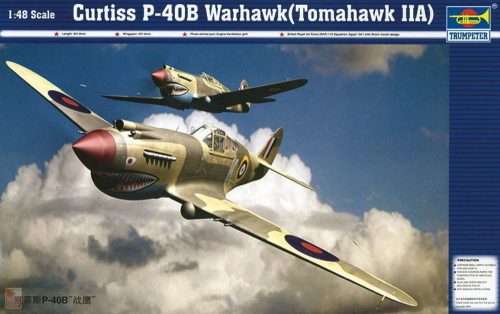 Trumpeter 1:48 Curtiss P-40 B Warhawk