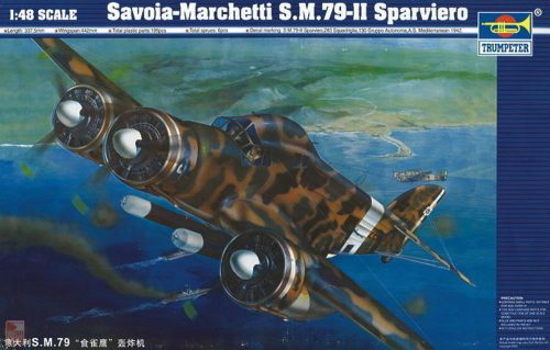 Trumpeter 1:48 Savoia Marchetti SM-79 II Sparviero