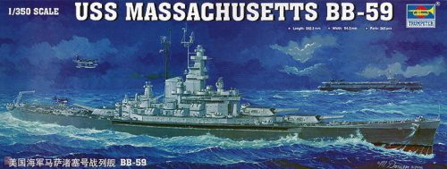 Trumpeter 1:350 USS Massachusetts BB-59