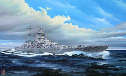 Trumpeter 1:350 German cruiser Prinz Eugen 1945