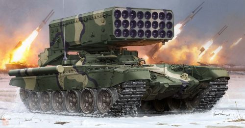 Trumpeter 1:35 Russian TOS-1 24-Barrel Multipe Rocket L