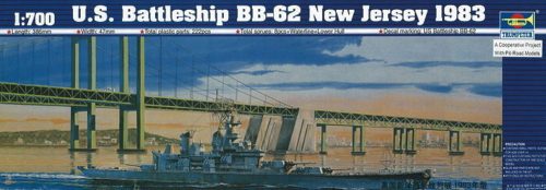 Trumpeter 1:700 Schlachtschiff USS New Jersey BB-62 1983