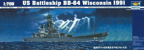 Trumpeter 1:700 Schlachtschiff USS Wisconsin BB-64 1991