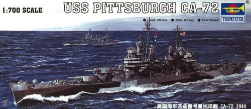 Trumpeter 1:700 USS Pittsburgh CA-72 1944