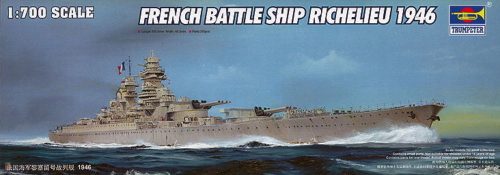 Trumpeter 1:700 Battelship Richelieu 1949