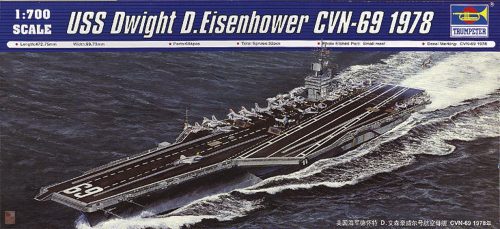 Trumpeter 1:700 USS Dwight D. Eisenhower CVN-69 1978