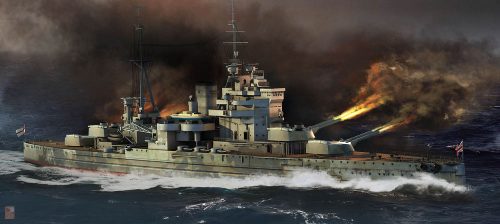 Trumpeter 1:700 HMS Queen Elizabeth 1941