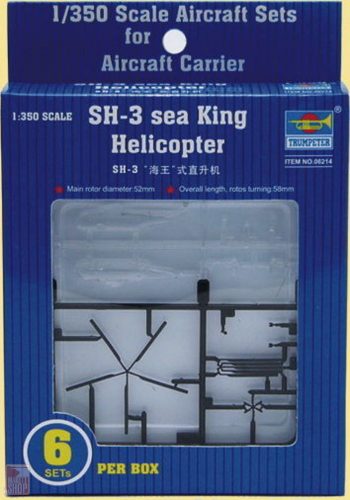 Trumpeter 1:350 Sikorsky SH-3H Sea King Helicopter