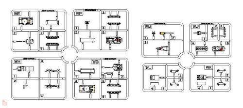 Trumpeter 1:350 U.S. Marines Armor Accessories