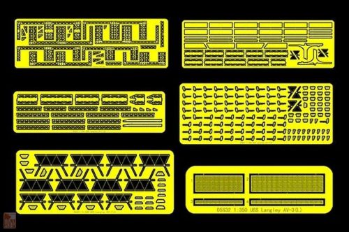 Trumpeter 1:350 USS Langley AV-3 upgrade sets