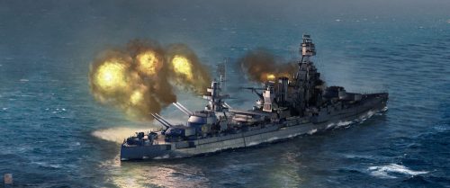 Trumpeter 1:700 USS Texas BB-35