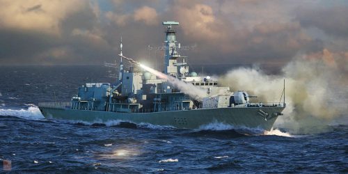 Trumpeter 1:700 HMS TYPE 23 Frigate  Monmouth(F235)