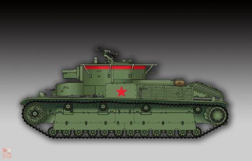 Trumpeter 1:72 Soviet T-28 Medium Tank (Welded)