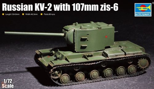 Trumpeter 1:72 Russian KV-2 with 107mm zis-6