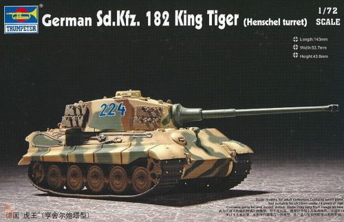 Trumpeter 1:72 Sd.Kfz. 182 King Tiger Henschel