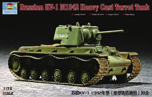 Trumpeter 1:72 KV-1 1942 Heavy Cast Turret