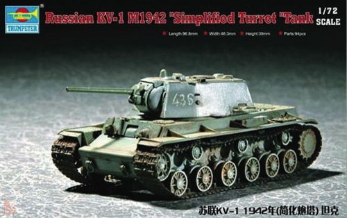 Trumpeter 1:72 Russian KV-1 (Model 1942)