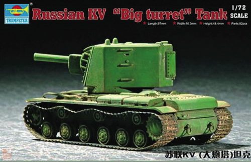 Trumpeter 1:72 Soviet KV Big Turret