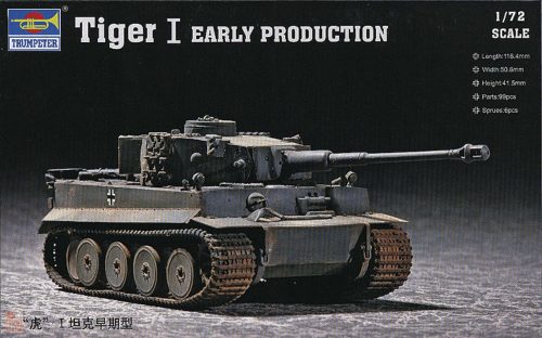 Trumpeter 1:72 Tiger 1 Tank (Early)