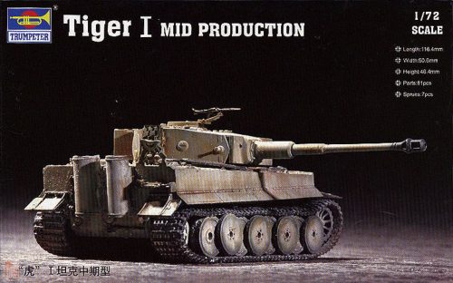 Trumpeter 1:72 Tiger 1 Tank (Mid.)