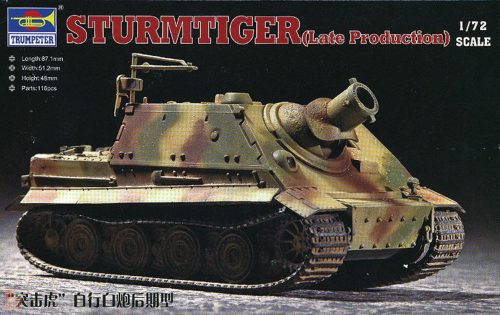 Trumpeter 1:72 ''Sturmtiger''Assault Mortar (Late Type)