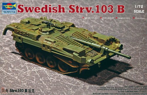 Trumpeter 1:72 Swedish Strv 103B MBT