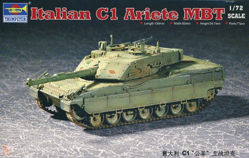 Trumpeter 1:72 Italian C1 Ariete MBT