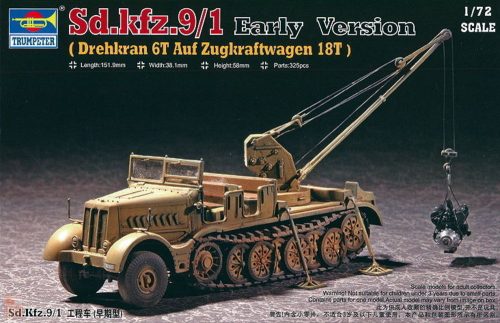 Trumpeter 1:72 Drehkran SDKFZ 9/1