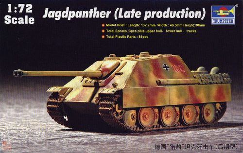 Trumpeter 1:72 German Jagdpanther (Late Production)