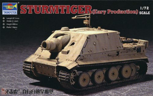 Trumpeter 1:72 Sturmtiger Assault Mortar Early Typ