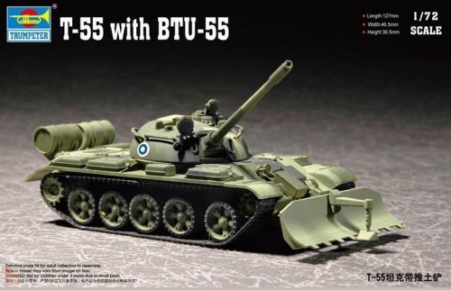 Trumpeter 1:72 T-55 with BTU-55