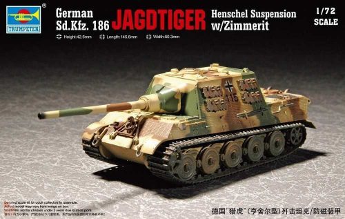 Trumpeter 1:72 German Sd.Kfz 186 Jagdtiger wZimmerit